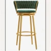 Lu Zi Furniture - Nordic bar stools, home high stools, backrests, front desk tables and chairs, modern simple and light luxury bar chairs, beauty ironwork Application Scenario
